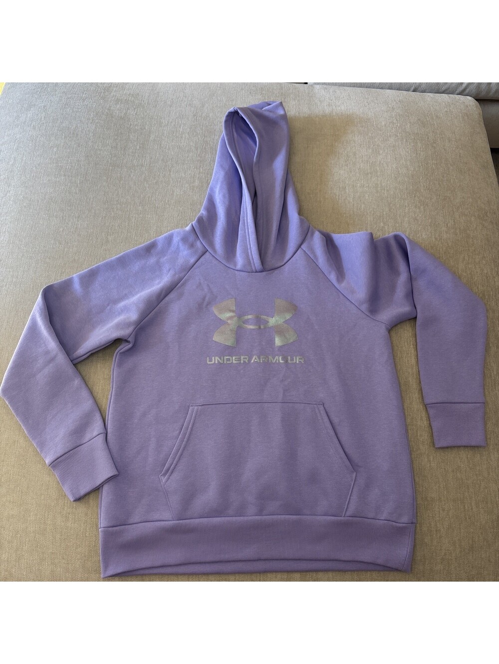 Youth Girls Under Armour Rival Fleece Shimmer Size L